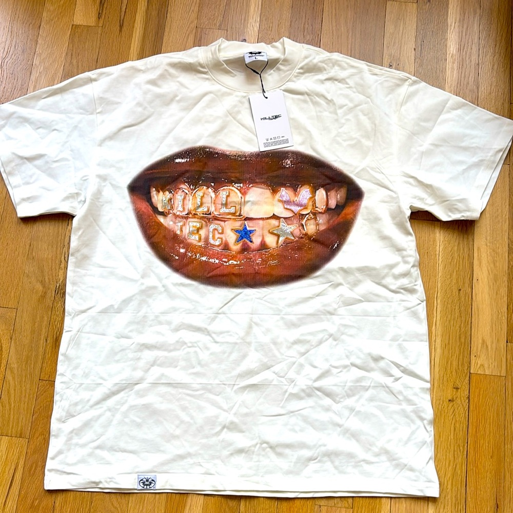 NWT KILLTEC MOUTH FULL OF MONEY TEE